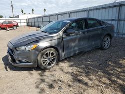 Salvage cars for sale at Mercedes, TX auction: 2017 Ford Fusion SE