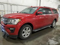 Salvage cars for sale at Avon, MN auction: 2020 Ford Expedition Max XLT