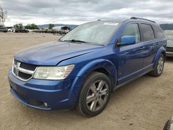 Salvage cars for sale from Copart San Martin, CA: 2010 Dodge Journey SXT