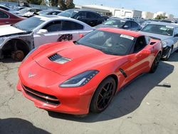 Salvage cars for sale from Copart Martinez, CA: 2014 Chevrolet Corvette Stingray 1LT
