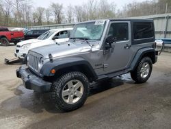 Salvage cars for sale from Copart Ellwood City, PA: 2013 Jeep Wrangler Sport