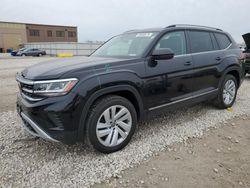 Salvage cars for sale from Copart Kansas City, KS: 2021 Volkswagen Atlas SEL