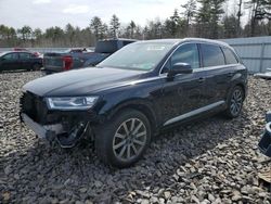 Salvage cars for sale at Windham, ME auction: 2017 Audi Q7 Premium Plus