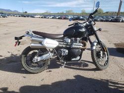 Salvage motorcycles for sale at Colorado Springs, CO auction: 2022 Triumph Scrambler 1200 XC