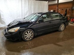 Salvage cars for sale at Ebensburg, PA auction: 2006 Honda Accord EX