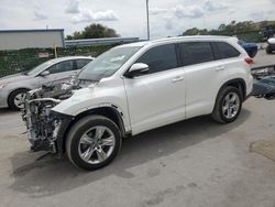 Salvage cars for sale from Copart Orlando, FL: 2019 Toyota Highlander Limited