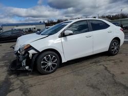 Salvage cars for sale from Copart Pennsburg, PA: 2016 Toyota Corolla L