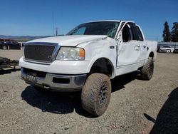 Salvage cars for sale from Copart Vallejo, CA: 2005 Ford F150 Supercrew