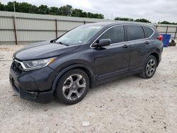 Salvage cars for sale at New Braunfels, TX auction: 2017 Honda CR-V EX