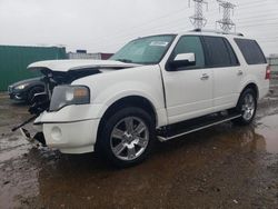 Salvage cars for sale at Elgin, IL auction: 2010 Ford Expedition Limited