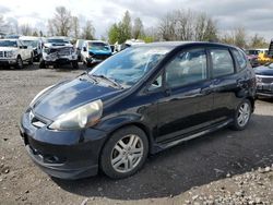 Honda FIT salvage cars for sale: 2008 Honda FIT Sport