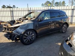 Salvage SUVs for sale at auction: 2016 Acura MDX Technology