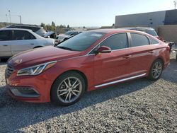 Salvage cars for sale at Mentone, CA auction: 2017 Hyundai Sonata Sport