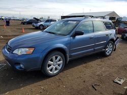 Salvage cars for sale from Copart Brighton, CO: 2006 Subaru Legacy Outback 2.5I