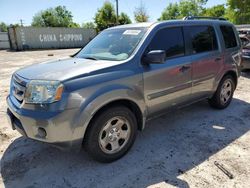 Salvage cars for sale from Copart Midway, FL: 2009 Honda Pilot LX