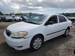 Salvage cars for sale from Copart San Martin, CA: 2006 Toyota Corolla CE