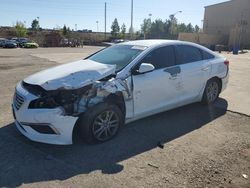 Salvage cars for sale at Gaston, SC auction: 2017 Hyundai Sonata SE