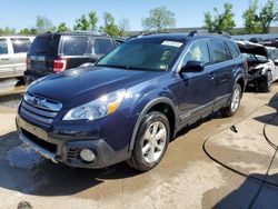 Salvage cars for sale from Copart Bridgeton, MO: 2014 Subaru Outback 2.5I Limited