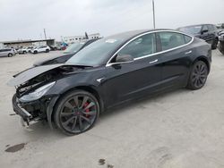 Salvage cars for sale at Grand Prairie, TX auction: 2020 Tesla Model 3