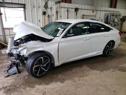 Salvage cars for sale at Elgin, IL auction: 2021 Honda Accord Sport