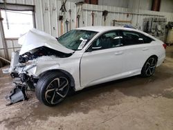 Salvage cars for sale from Copart Elgin, IL: 2021 Honda Accord Sport