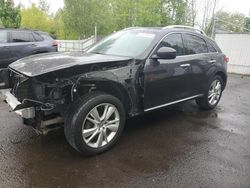 Salvage cars for sale at Portland, OR auction: 2014 Infiniti QX70
