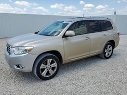 Salvage cars for sale from Copart Arcadia, FL: 2008 Toyota Highlander Limited