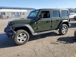 Salvage cars for sale from Copart Pennsburg, PA: 2021 Jeep Wrangler Unlimited Sport
