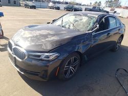 BMW 5 Series Vehiculos salvage en venta: 2021 BMW 540 XI