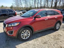 Salvage cars for sale at Candia, NH auction: 2018 KIA Sorento LX