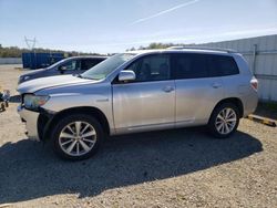 Toyota Highlander salvage cars for sale: 2008 Toyota Highlander Hybrid Limited