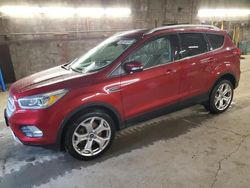 Salvage cars for sale at Angola, NY auction: 2019 Ford Escape Titanium