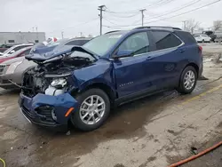 Salvage cars for sale from Copart Chicago Heights, IL: 2022 Chevrolet Equinox LT