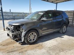 Salvage cars for sale at Anthony, TX auction: 2016 Ford Explorer XLT