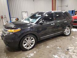 Salvage cars for sale from Copart Appleton, WI: 2015 Ford Explorer XLT