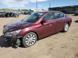 Salvage cars for sale from Copart Colorado Springs, CO: 2014 Honda Accord EXL