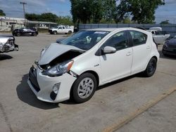 Salvage cars for sale at Sacramento, CA auction: 2016 Toyota Prius C