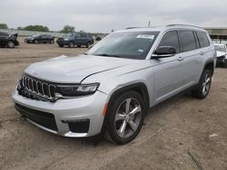 Jeep salvage cars for sale: 2021 Jeep Grand Cherokee L Limited