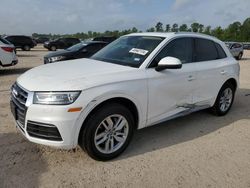 Salvage cars for sale from Copart Houston, TX: 2020 Audi Q5 Premium