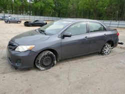 Salvage cars for sale from Copart Austell, GA: 2011 Toyota Corolla Base