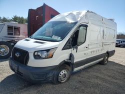 Salvage trucks for sale at Lyman, ME auction: 2022 Ford Transit T-350