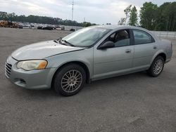 Salvage cars for sale at Dunn, NC auction: 2004 Chrysler Sebring LX