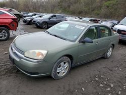 Chevrolet Malibu salvage cars for sale: 2005 Chevrolet Malibu LS