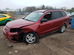Salvage cars for sale from Copart Chalfont, PA: 2011 Hyundai Santa FE GLS