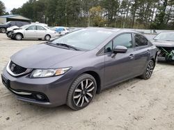 Honda Civic EXL salvage cars for sale: 2015 Honda Civic EXL