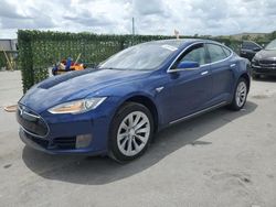 Salvage cars for sale from Copart Orlando, FL: 2016 Tesla Model S