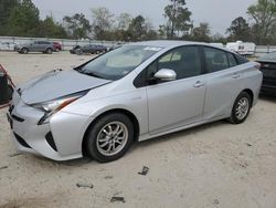 Salvage cars for sale at Hampton, VA auction: 2017 Toyota Prius