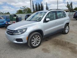 Salvage cars for sale at Miami, FL auction: 2018 Volkswagen Tiguan Limited
