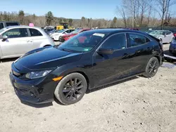 Salvage cars for sale from Copart Candia, NH: 2021 Honda Civic EX