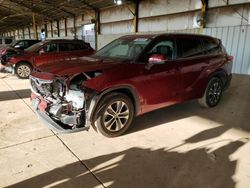 Salvage cars for sale at Phoenix, AZ auction: 2022 Toyota Highlander XLE